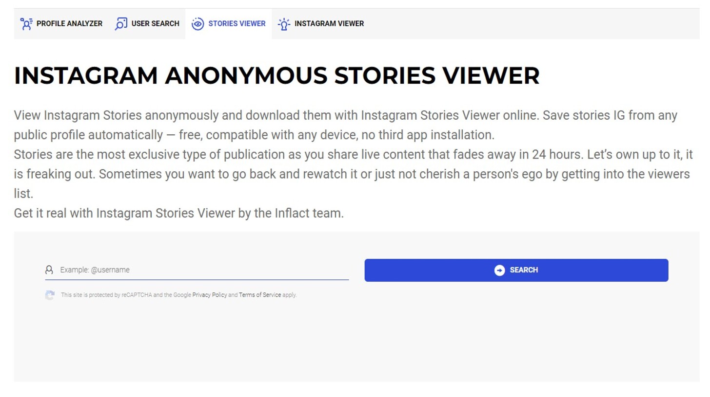 Instagram Anonymous stories viewer